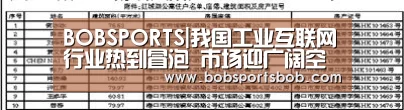 BOBSPORTS|我国工业互联网行业热到冒泡 市场迎广阔空间(图4) BOBSPORTS|我国工业互联网行业热到冒泡 市场迎广阔空间(图4)